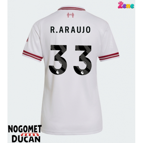 Liverpool Ronald Araujo #33 Gostujuci Dres Ženska 2026-27 Kratak Rukav Liverpool Ronald Araujo #33 Gostujuci Dres Ženska 2026-27 Kratak Rukav