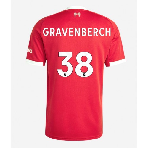 Liverpool Ryan Gravenberch #38 Domaci Dres 2025-26 Kratak Rukav Liverpool Ryan Gravenberch #38 Domaci Dres 2025-26 Kratak Rukav