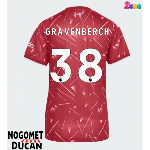 Liverpool Ryan Gravenberch #38 Domaci Dres Ženska 2026-27 Kratak Rukav Liverpool Ryan Gravenberch #38 Domaci Dres Ženska 2026-27 Kratak Rukav