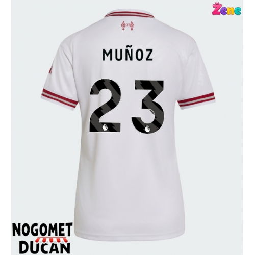 Liverpool Victor Munoz #23 Gostujuci Dres Ženska 2026-27 Kratak Rukav Liverpool Victor Munoz #23 Gostujuci Dres Ženska 2026-27 Kratak Rukav