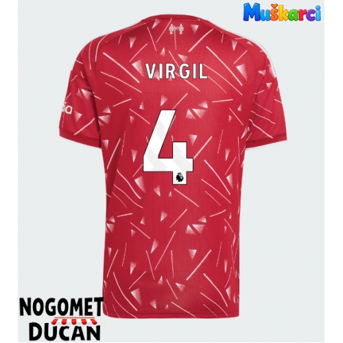 Liverpool Virgil van Dijk #4 Domaci Dres 2026-27 Kratak Rukav Liverpool Virgil van Dijk #4 Domaci Dres 2026-27 Kratak Rukav