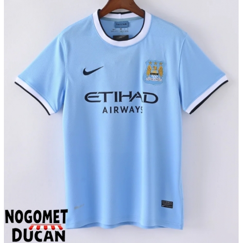 Manchester City 2013-2014 Retro Domaci Dres Kratak Rukav Manchester City 2013-2014 Retro Domaci Dres Kratak Rukav