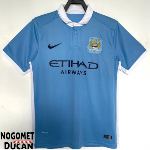 Manchester City 2015-2016 Retro Domaci Dres Kratak Rukav Manchester City 2015-2016 Retro Domaci Dres Kratak Rukav