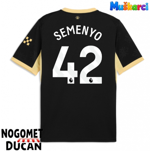 Manchester City Antoine Semenyo #42 Gostujuci Dres 2026-27 Kratak Rukav Manchester City Antoine Semenyo #42 Gostujuci Dres 2026-27 Kratak Rukav