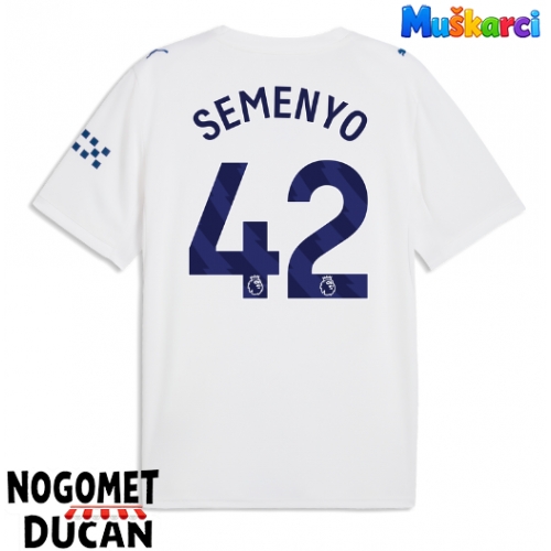Manchester City Antoine Semenyo #42 Rezervni Dres 2026-27 Kratak Rukav Manchester City Antoine Semenyo #42 Rezervni Dres 2026-27 Kratak Rukav