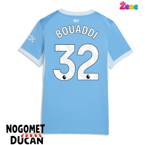 Manchester City Ayyoub Bouaddi #32 Domaci Dres Ženska 2026-27 Kratak Rukav Manchester City Ayyoub Bouaddi #32 Domaci Dres Ženska 2026-27 Kratak Rukav