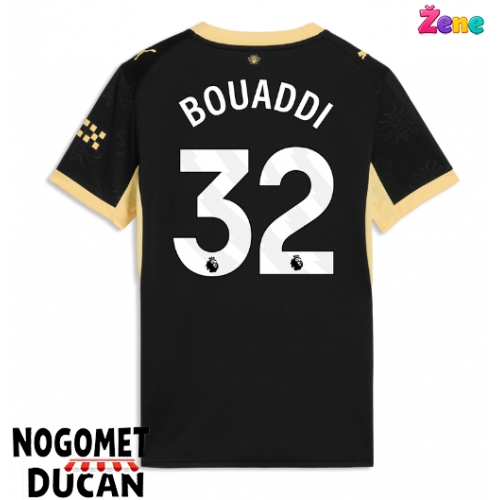 Manchester City Ayyoub Bouaddi #32 Gostujuci Dres Ženska 2026-27 Kratak Rukav Manchester City Ayyoub Bouaddi #32 Gostujuci Dres Ženska 2026-27 Kratak Rukav