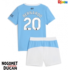 Manchester City Bernardo Silva #20 Domaci Dres za djecu 2025-26 Kratak Rukav (+ Kratke hlače)