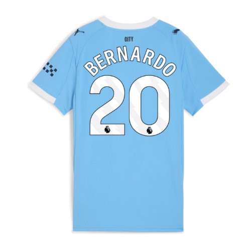 Manchester City Bernardo Silva #20 Domaci Dres Ženska 2025-26 Kratak Rukav Manchester City Bernardo Silva #20 Domaci Dres Ženska 2025-26 Kratak Rukav