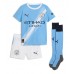 Manchester City Erling Haaland #9 Domaci Dres za djecu 2025-26 Kratak Rukav (+ Kratke hlače)