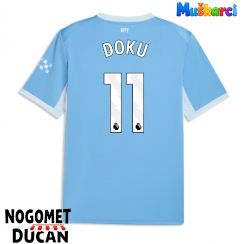 Manchester City Jeremy Doku #11 Domaci Dres 2026-27 Kratak Rukav Manchester City Jeremy Doku #11 Domaci Dres 2026-27 Kratak Rukav