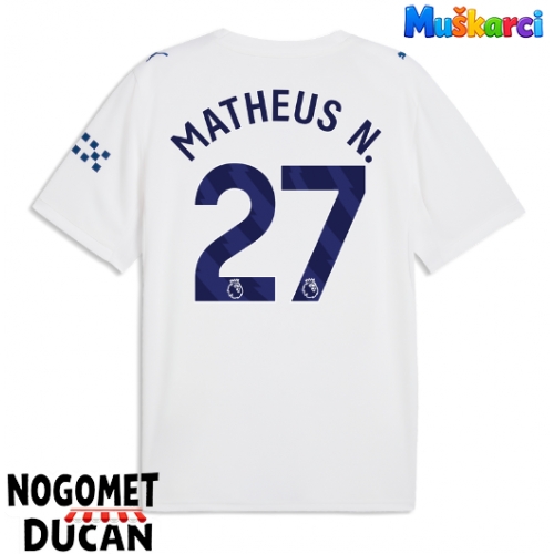 Manchester City Matheus Nunes #27 Rezervni Dres 2026-27 Kratak Rukav Manchester City Matheus Nunes #27 Rezervni Dres 2026-27 Kratak Rukav