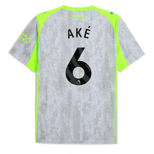 Manchester City Nathan Ake #6 Rezervni Dres 2025-26 Kratak Rukav Manchester City Nathan Ake #6 Rezervni Dres 2025-26 Kratak Rukav