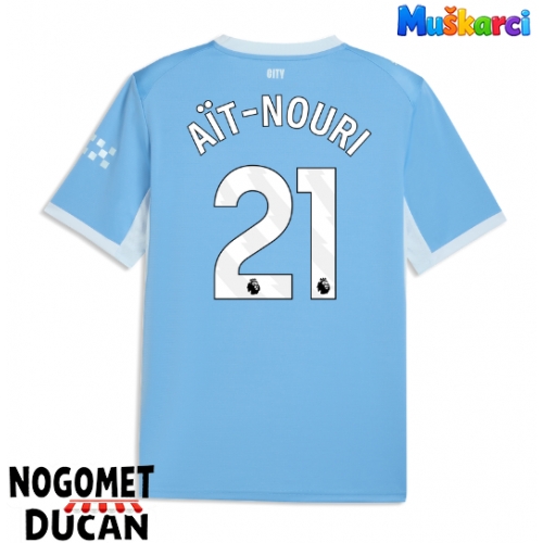 Manchester City Rayan Ait-Nouri #21 Domaci Dres 2026-27 Kratak Rukav Manchester City Rayan Ait-Nouri #21 Domaci Dres 2026-27 Kratak Rukav