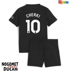 Manchester City Rayan Cherki #10 Gostujuci Dres za djecu 2025-26 Kratak Rukav (+ Kratke hlače)