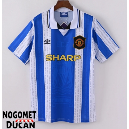 Manchester United 1994-1996 Retro Rezervni Dres Kratak Rukav Manchester United 1994-1996 Retro Rezervni Dres Kratak Rukav