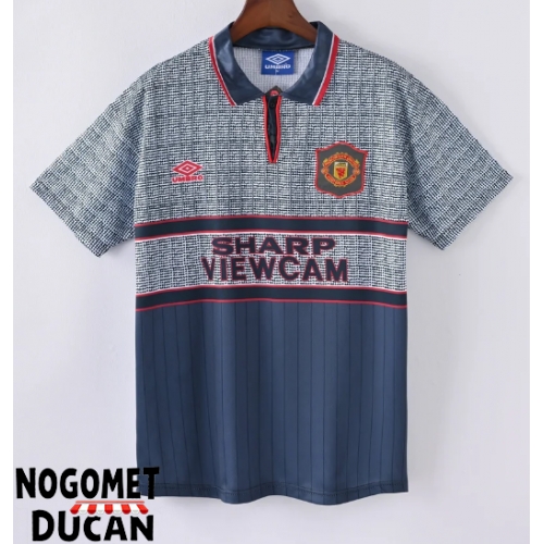 Manchester United 1995-1996 Retro Gostujuci Dres Kratak Rukav Manchester United 1995-1996 Retro Gostujuci Dres Kratak Rukav