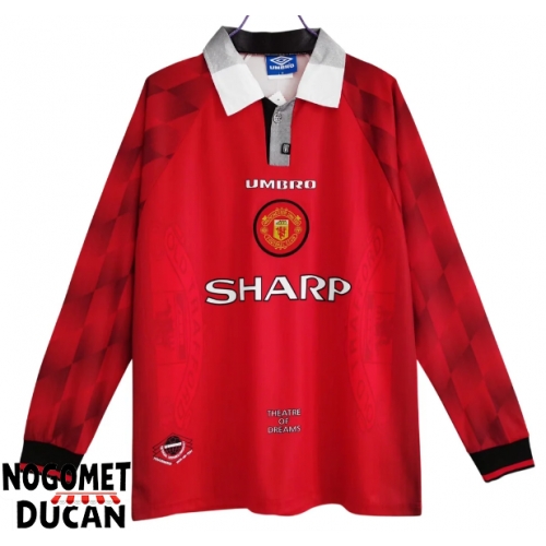 Manchester United 1996-1997 Retro Domaci Dres Dugi Rukav Manchester United 1996-1997 Retro Domaci Dres Dugi Rukav