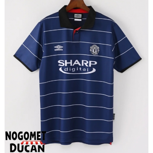 Manchester United 1999-2000 Retro Gostujuci Dres Kratak Rukav Manchester United 1999-2000 Retro Gostujuci Dres Kratak Rukav