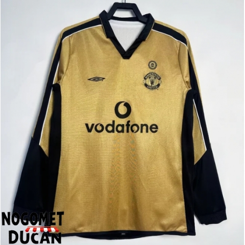 Manchester United 2001-2002 Retro Rezervni Dres Dugi Rukav Manchester United 2001-2002 Retro Rezervni Dres Dugi Rukav