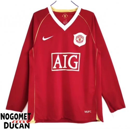 Manchester United 2006-2007 Retro Domaci Dres Dugi Rukav Manchester United 2006-2007 Retro Domaci Dres Dugi Rukav