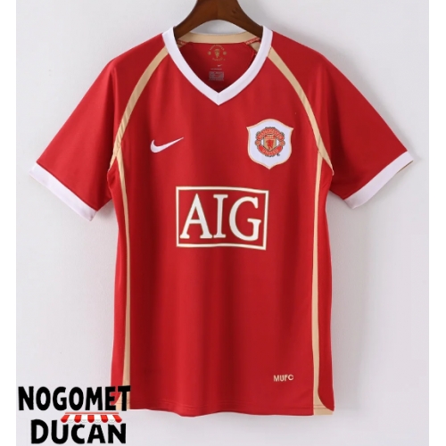Manchester United 2006-2007 Retro Domaci Dres Kratak Rukav Manchester United 2006-2007 Retro Domaci Dres Kratak Rukav