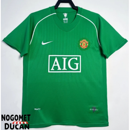 Manchester United 2007-2008 Golman Retro Gostujuci Dres Kratak Rukav Manchester United 2007-2008 Golman Retro Gostujuci Dres Kratak Rukav