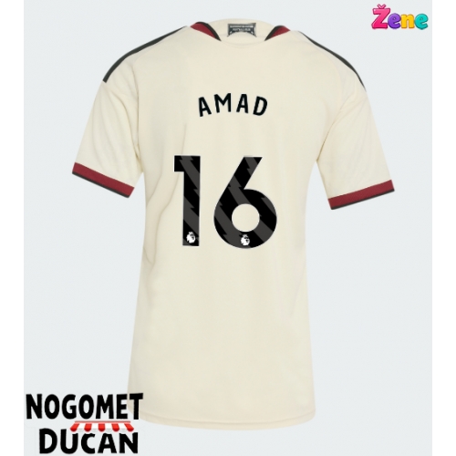 Manchester United Amad Diallo #16 Rezervni Dres Ženska 2026-27 Kratak Rukav Manchester United Amad Diallo #16 Rezervni Dres Ženska 2026-27 Kratak Rukav