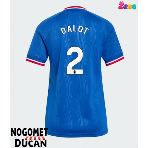 Manchester United Diogo Dalot #2 Gostujuci Dres Ženska 2026-27 Kratak Rukav Manchester United Diogo Dalot #2 Gostujuci Dres Ženska 2026-27 Kratak Rukav