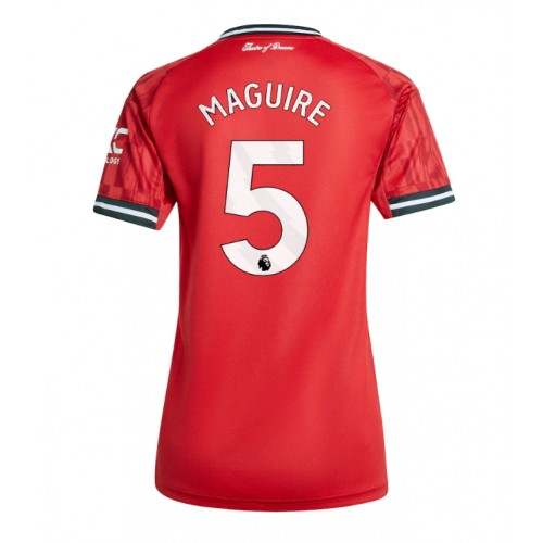 Manchester United Harry Maguire #5 Domaci Dres Ženska 2025-26 Kratak Rukav Manchester United Harry Maguire #5 Domaci Dres Ženska 2025-26 Kratak Rukav