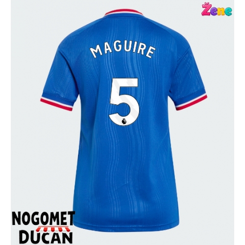 Manchester United Harry Maguire #5 Gostujuci Dres Ženska 2026-27 Kratak Rukav Manchester United Harry Maguire #5 Gostujuci Dres Ženska 2026-27 Kratak Rukav