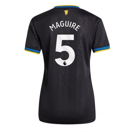 Manchester United Harry Maguire #5 Rezervni Dres Ženska 2025-26 Kratak Rukav Manchester United Harry Maguire #5 Rezervni Dres Ženska 2025-26 Kratak Rukav