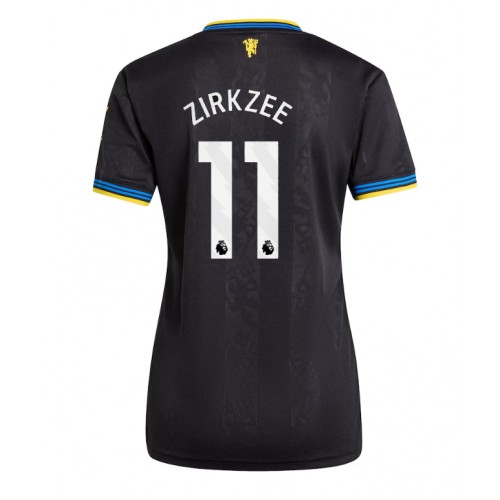 Manchester United Joshua Zirkzee #11 Rezervni Dres Ženska 2025-26 Kratak Rukav Manchester United Joshua Zirkzee #11 Rezervni Dres Ženska 2025-26 Kratak Rukav