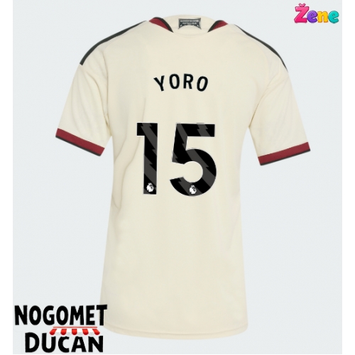 Manchester United Leny Yoro #15 Rezervni Dres Ženska 2026-27 Kratak Rukav Manchester United Leny Yoro #15 Rezervni Dres Ženska 2026-27 Kratak Rukav