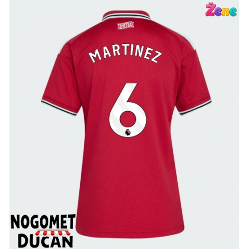 Manchester United Lisandro Martinez #6 Domaci Dres Ženska 2026-27 Kratak Rukav Manchester United Lisandro Martinez #6 Domaci Dres Ženska 2026-27 Kratak Rukav