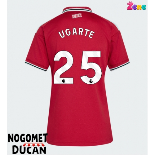 Manchester United Manuel Ugarte #25 Domaci Dres Ženska 2026-27 Kratak Rukav Manchester United Manuel Ugarte #25 Domaci Dres Ženska 2026-27 Kratak Rukav