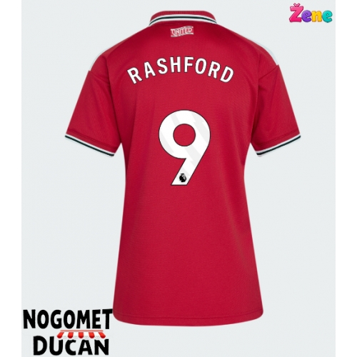 Manchester United Marcus Rashford #9 Domaci Dres Ženska 2026-27 Kratak Rukav Manchester United Marcus Rashford #9 Domaci Dres Ženska 2026-27 Kratak Rukav