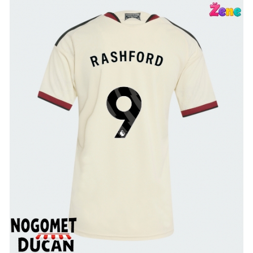 Manchester United Marcus Rashford #9 Rezervni Dres Ženska 2026-27 Kratak Rukav Manchester United Marcus Rashford #9 Rezervni Dres Ženska 2026-27 Kratak Rukav
