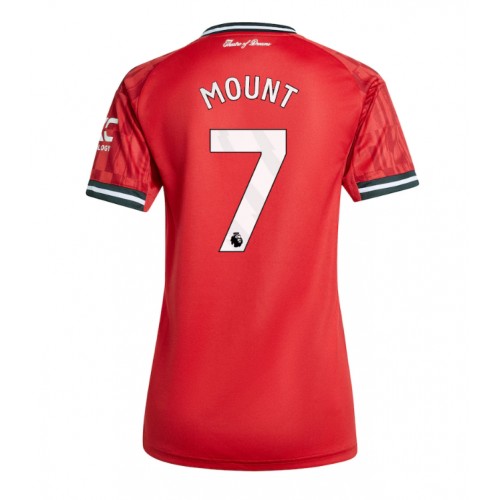 Manchester United Mason Mount #7 Domaci Dres Ženska 2025-26 Kratak Rukav Manchester United Mason Mount #7 Domaci Dres Ženska 2025-26 Kratak Rukav