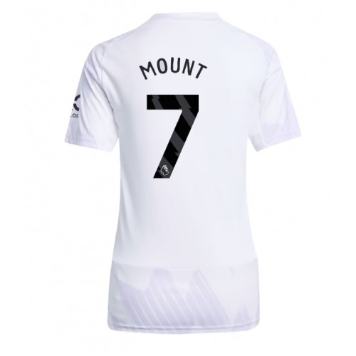 Manchester United Mason Mount #7 Gostujuci Dres Ženska 2025-26 Kratak Rukav Manchester United Mason Mount #7 Gostujuci Dres Ženska 2025-26 Kratak Rukav