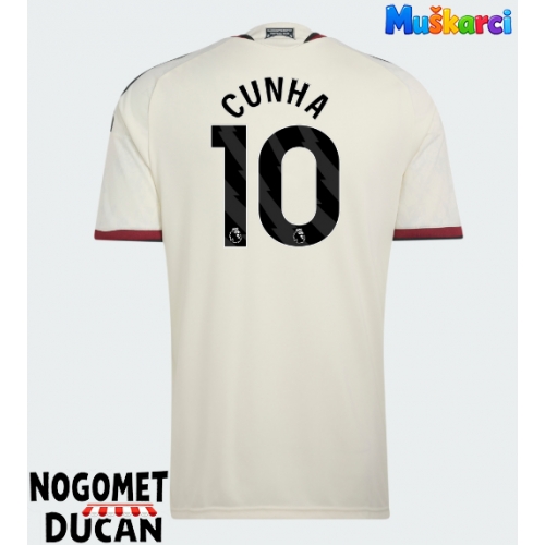 Manchester United Matheus Cunha #10 Rezervni Dres 2026-27 Kratak Rukav Manchester United Matheus Cunha #10 Rezervni Dres 2026-27 Kratak Rukav