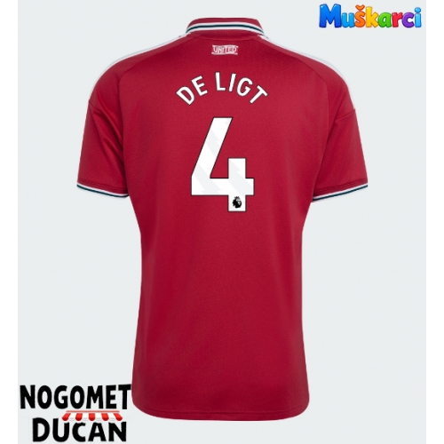 Manchester United Matthijs de Ligt #4 Domaci Dres 2026-27 Kratak Rukav Manchester United Matthijs de Ligt #4 Domaci Dres 2026-27 Kratak Rukav