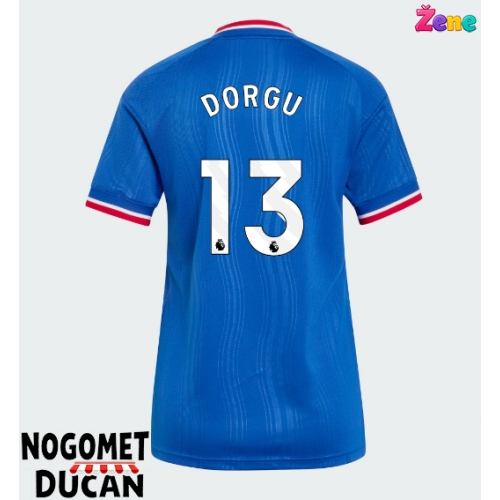 Manchester United Patrick Dorgu #13 Gostujuci Dres Ženska 2026-27 Kratak Rukav Manchester United Patrick Dorgu #13 Gostujuci Dres Ženska 2026-27 Kratak Rukav