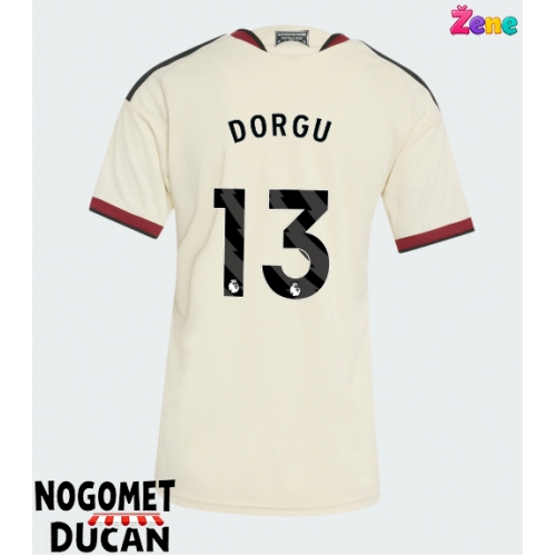 Manchester United Patrick Dorgu #13 Rezervni Dres Ženska 2026-27 Kratak Rukav Manchester United Patrick Dorgu #13 Rezervni Dres Ženska 2026-27 Kratak Rukav