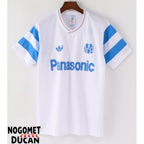 Marseille 1990 Retro Domaci Dres Kratak Rukav Marseille 1990 Retro Domaci Dres Kratak Rukav