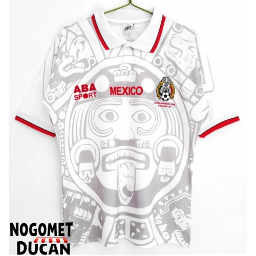 Meksiko 1998 Retro Gostujuci Dres Kratak Rukav Meksiko 1998 Retro Gostujuci Dres Kratak Rukav
