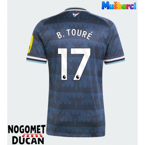 Newcastle United Bazoumana Toure #17 Gostujuci Dres 2026-27 Kratak Rukav Newcastle United Bazoumana Toure #17 Gostujuci Dres 2026-27 Kratak Rukav