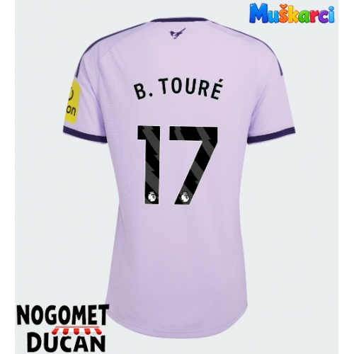 Newcastle United Bazoumana Toure #17 Rezervni Dres 2026-27 Kratak Rukav Newcastle United Bazoumana Toure #17 Rezervni Dres 2026-27 Kratak Rukav