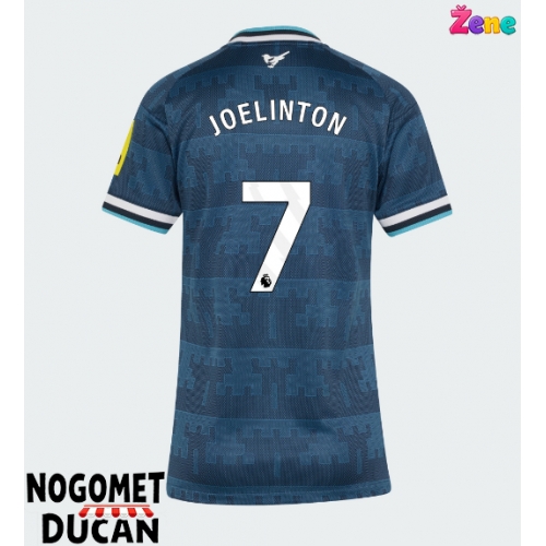 Newcastle United Joelinton #7 Gostujuci Dres Ženska 2026-27 Kratak Rukav Newcastle United Joelinton #7 Gostujuci Dres Ženska 2026-27 Kratak Rukav