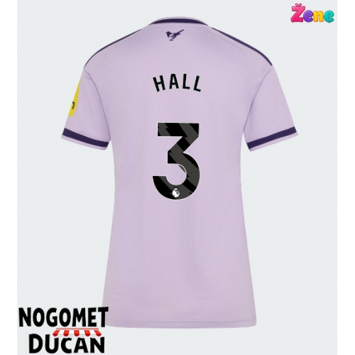 Newcastle United Lewis Hall #3 Rezervni Dres Ženska 2026-27 Kratak Rukav Newcastle United Lewis Hall #3 Rezervni Dres Ženska 2026-27 Kratak Rukav